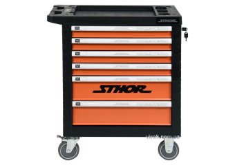 STHOR Шафа для майстернь на колесах, 975х 765х 465 мм з 6 шухлядами та інструментами, 302 шт  | 5855