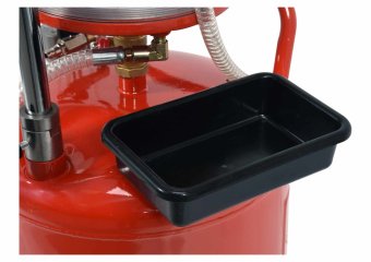 YATO Пристрій для зливу оливи на колесах пневмат. YATO: 90л, тиск випорож./всмоктув- 0.18/0.8MPa, 6з