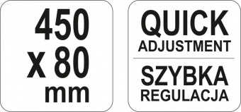 YATO Струбцина столярна, кована YATO, 450 х 80 мм  | YT-64113