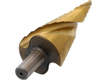 Свердло конічне ступінчасте по металу YATO: 15 ступен.Ø= 4-32 мм, L= 100/75 мм, для макс. товщ.- 4мм