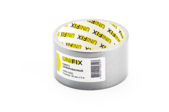 Лента клейкая армированная серая 50мм*5м UNIFIX