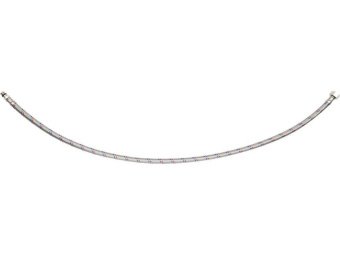 Шланг водопровідний з опліткою з нерж сталі FALA l= 800мм Ø= 8/12, з'єдн F-3/8" х M-M10x1- 17мм 1МПа