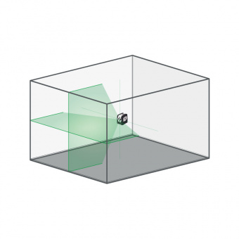 My Tools 141-2G-T Рівень лазерний EASY-MARK 1H/1V-30, зелений з адаптером