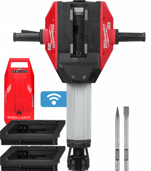 MILWAUKEE Аккумуляторный отбойный молоток энергия удара 68 Дж MX FDH2528H-602 | 4933464877