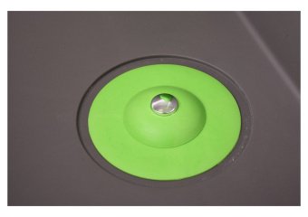 FALA Корок до ванни і раковин, силіконовий , Ø= 100 мм, зелений  | 74784