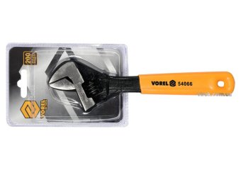 VOREL Ключ розвідний : L= 200 мм. з прогумованим руків'ям  | 54066