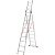 Драбина алюмінієва 3-х секційна Квітка PRO (3х10 сходинок) (110-9310)