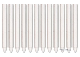 YATO Крейда маркувальна для різних поверхонь YATO : 120 x 12 мм, біла, 12 шт  | YT-69931