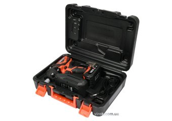 YATO Гайковерт ударний акумуляторний YATO : квадрат 1/2", 300 Нм, Li-Ion 18В, 2 АГод. +4 головки  | 