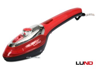 Пароочисник для одягу з праскою, 3 в 1 мережевий LUND : 1.1 кВт, ємність води- 100 мл + 2 щітки [10]