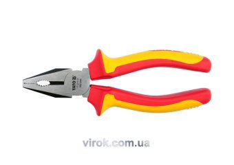 YATO Плоскогубці комбіновані електромонтажні YATO з ізоляцією 1000 V; l= 160 мм  | YT-21151