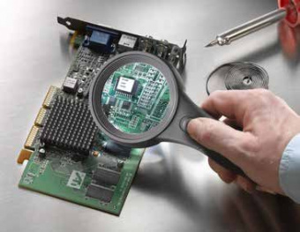 Kraftixx 953095 ручная лупа с шестью led - лампочками.