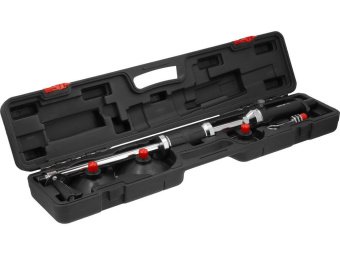 Молоток інерційний для витягання вмятин YATO l=730 мм, 3 вставки Ø= 75, 100, 125 мм + гак, наб. 5 ел