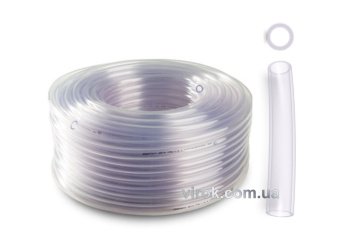 Шланг ПХВ 1-шаров . загал. признач. харчовий (Food) з роб. тиск. 0,05МПа, Ø=16мм, t=2мм, l=50м