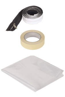 Wolfcraft дверь с лентами на молнии (Tape & Zip) 2200 x 1250 // 4005000