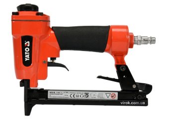 YATO Степлер пневматичний YATO : P= 7 Bar, для скоб h= 6-16 мм, w= 12,7 мм  | YT-09201