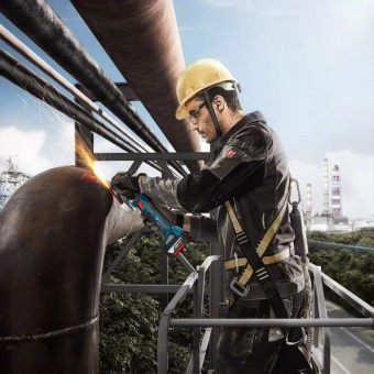 Акумуляторні дриль-шурупокрут Bosch GSR 18V-50 + болгарка Bosch GWS 180-LI + АКБ 2 А*год, 5 А*год + 