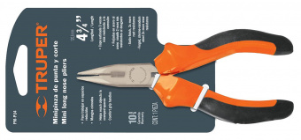 TRUPER PM-PU4 Довгогубці, Профі, прямі, Міні Cr-V 120мм