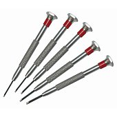 Набір викруток точної механіки STANLEY, 5 шт: SL0.8, SL1, SL1.2, SL1.6, SL2 | STHT0-62686