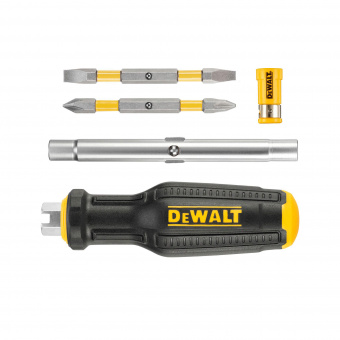 DeWALT Викрутка - набір "FULL FIT 6 Way", з бітами 2 шт. під прямий шліц та PH
