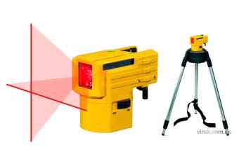 Нівелір лазерний STABILA LAX 50 X+Y ліній на штативі з телескопічними ніжками; l=10 м