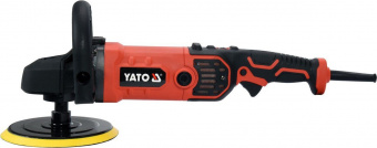 YATO Полірувальна машина мережева YATO : 1400 Вт, диск Ø180 мм, 600-3500 об/хв, кріплення М14  | YT-