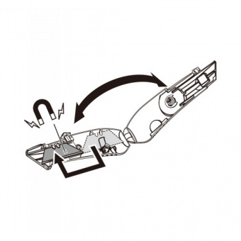TAJIMA Нож V-REX трапеция красный алюминиевый корпус VR101R