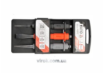 YATO Зубило і пробійник Міні YATO : L= 125 мм, Набір 3 шт.  | YT-4713