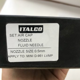 Форсунка 0,5мм для краскопультов D-951-MINI LVMP ITALCO NS-D-951-MINI-0.5LM