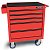 Тележка для инструмента TOPTUL 5 секций (красная) TCAA0502