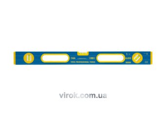 Рівень алюмінієвий VOREL : L= 80 cм, 3 капсули, 2 ручки [20/60]