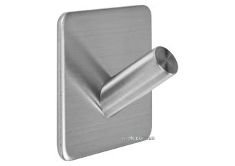 FALA Гачок одинарний, косий для санвузлів приклейовальний на 2-сторонньому скотчі 3М; 45х45х30 мм | 