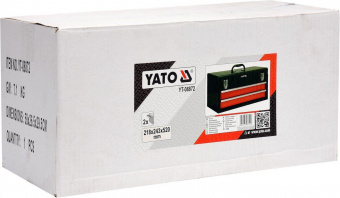YATO Ящик для інструменту металевий YATO з 2-ма шуфлядами, 218х 255х 520 мм  | YT-08872