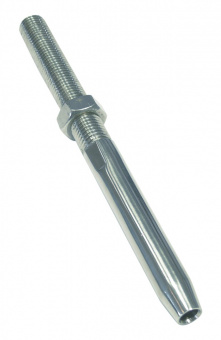 Наконечник для опрессовки на трос с правой резьбой // 8307