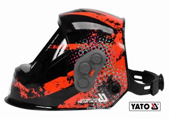 YATO Маска зварювальника YATO з автозатемнювальним світлофільтром, 100 х 60 мм  | YT-73926