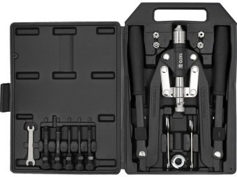 Заклепочник дворучний YATO для нітогайок М4-10 мм і заклепок Ø= 3.2- 6,4мм, L= 300-520 мм [6]