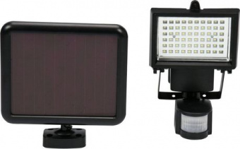 YATO Прожектор діодний з датчиком руху YATO : сонячна батарея, Li-Ion 3,7 В ; P= 4 Вт, Ф= 380 lm  | 