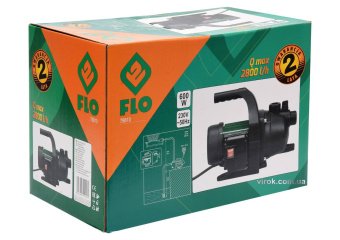 FLO Насос присадибний мережевий, 600Вт, 3,5 Bar, 2800 л/год, макс.висота- 8/35 м  | 79810
