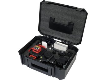 Рівень лазерний на 4-площини зелен пром YATO діап.- 30 м, живл.- 2 Li-Ion акумул 3.7 V, міні-штатив