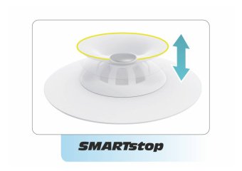 FALA Корок до ванни і раковин, силіконовий , Ø= 100 мм, чорний  | 74780