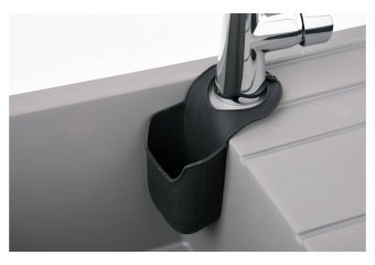 FALA Органайзер силіконовий, чорний, підвісний для губки, 200х 100 мм  | 74785