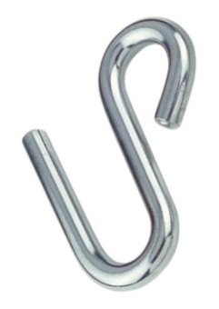 Нержавеющие S-образные крючки, без запобіжної засувки | 8966