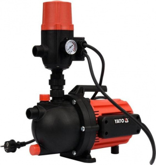 YATO Насос для води поверхневий мережевий YATO: 600Вт, 3100 л/год, макс.висота-35 м, макс.глибина-9 
