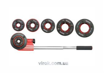 YATO Набір різьбонарізний для труб YATO : Ø= 1/4"; 3/8"; 1/2"; 3/4"; 1"; 5/4". 7 шт.  | YT-2900