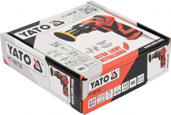 YATO Шліфмашина пневматична YATO ексцентрикова , з диском Ø=50мм, 0.63 MPa, спожив. повітря-113 л/хв