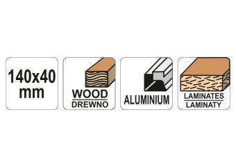 YATO Рашпиль для гіпсокартону YATO 140 х 40 мм, металевий корпус  | YT-61678