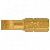 FELO Бита 8,0х1,2х25 мм TIN 1/4 " С 6,3. // 02080070