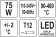 YATO Паяльна станція мережева: 110-230 V YATO; Р= 75 Вт, t°= 90-480°С, жало тип T12, LCD табло  | YT