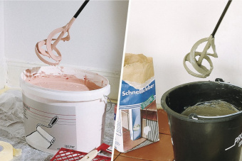 Wolfcraft миксер для красок и строительных растворов Ø 80 x 400 // 1705000