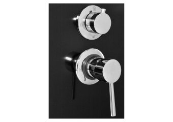 FALA Душова панель STEELY 3 : 4 функції, 140 х 20 х 7 см, шланг l= 150 см, з нержавіючої сталі(DW) |